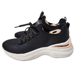 Skechers Street Pretty Knitty Women’s 9.5 Black Memory Foam